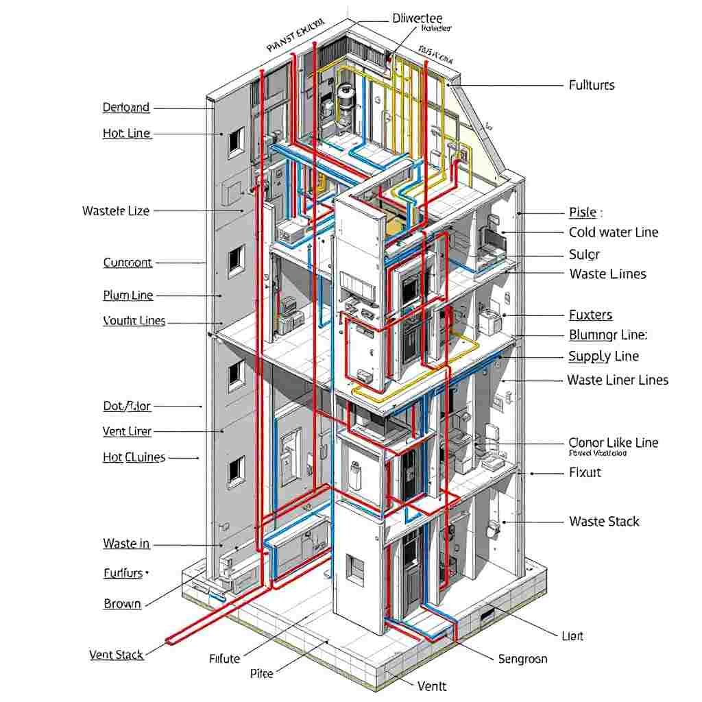 what is a riser diagram plumbing