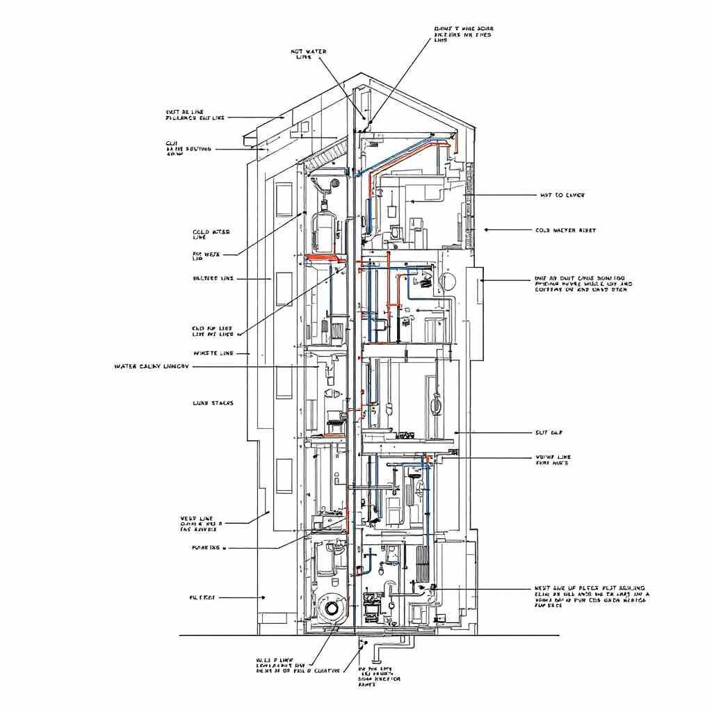 what is a riser diagram plumbing