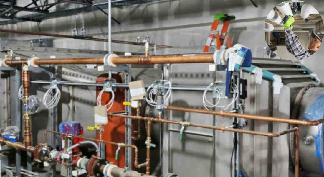 is hvac connected to house plumbing
