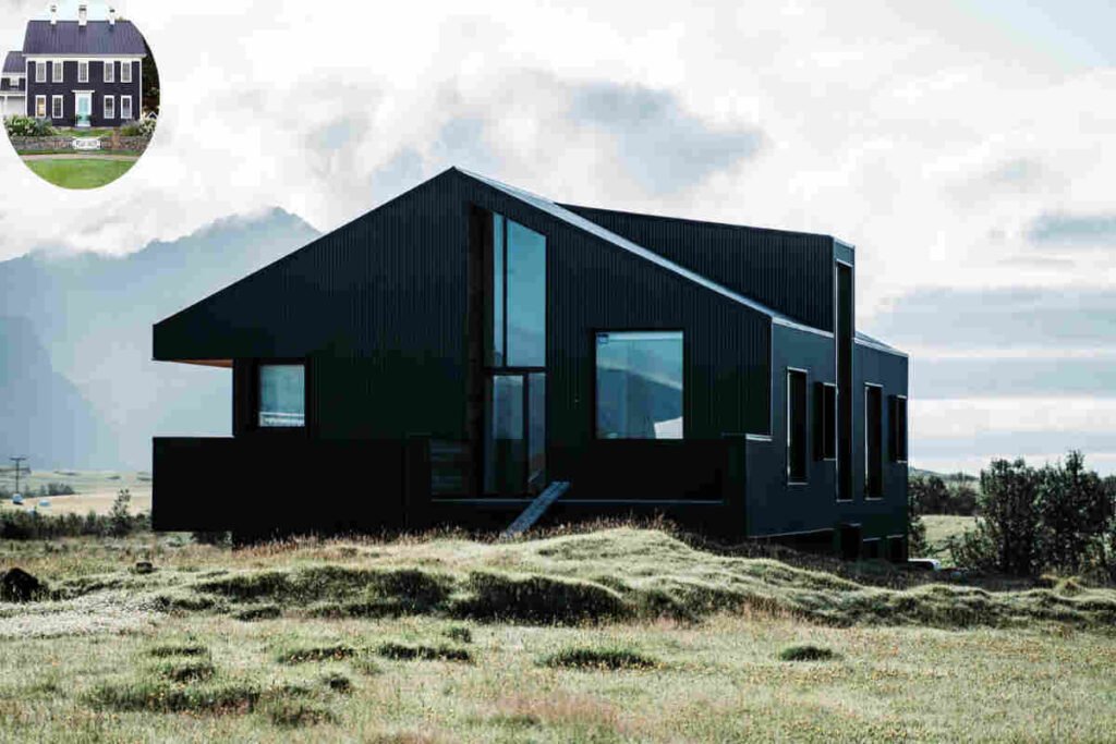 does painting a house black make it hotter