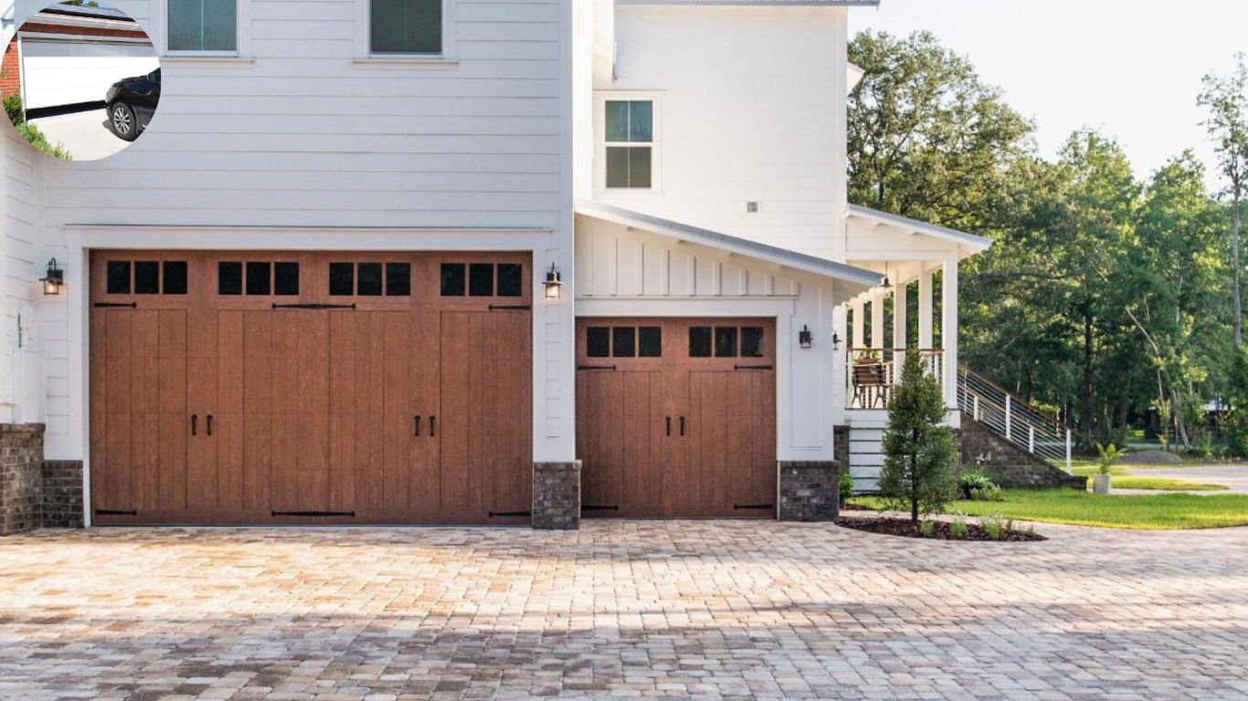 does leaving your garage door open cool house