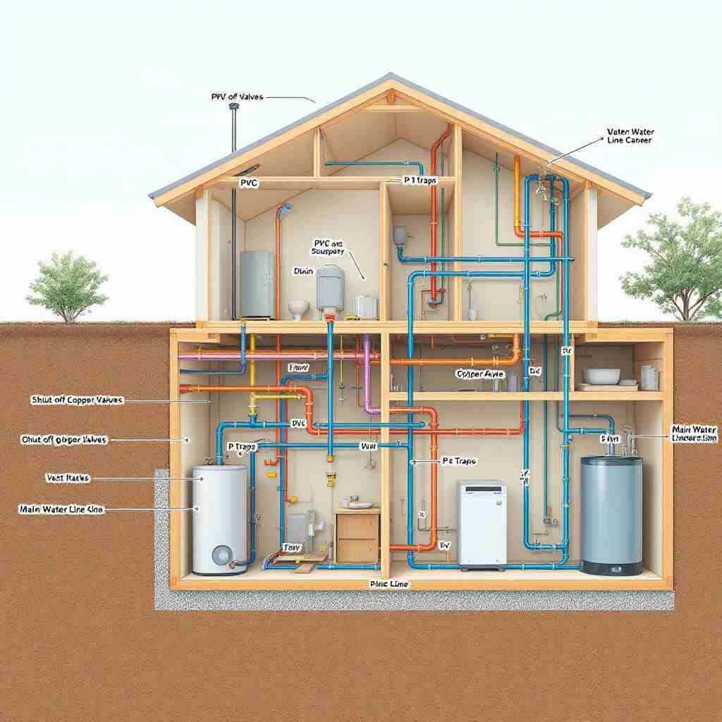 how to do plumbing in a house