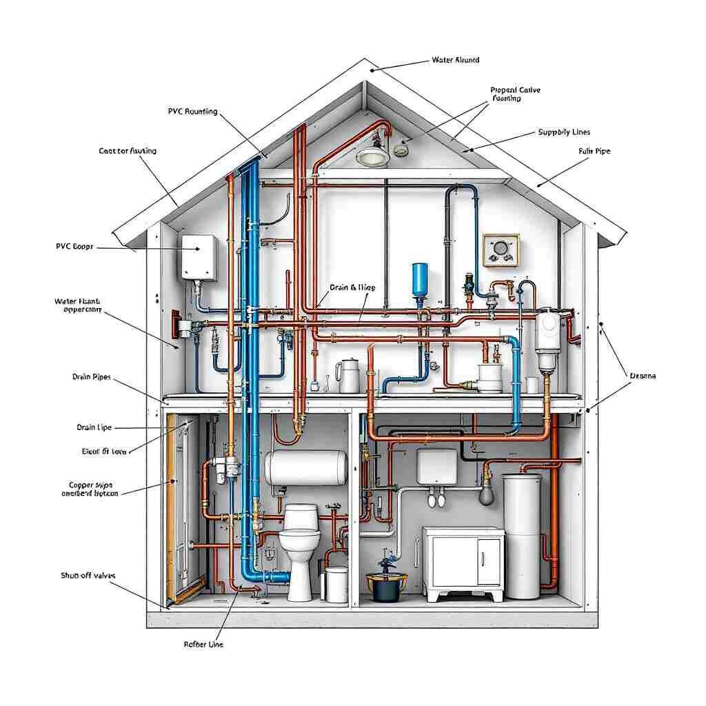 how to do plumbing in a house