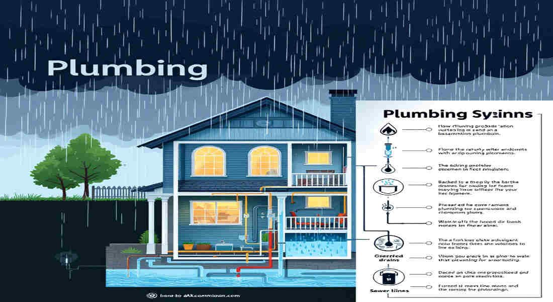 can heavy rain cause home plumbing issues