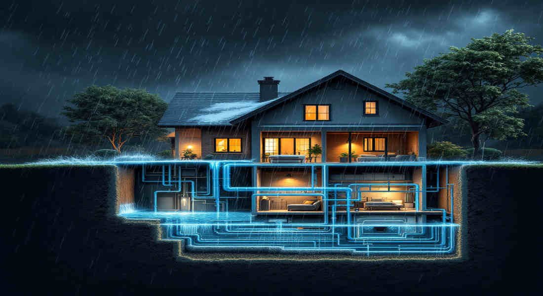 can heavy rain cause home plumbing issues