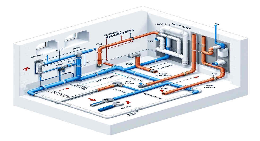 how to reroute home plumbing
