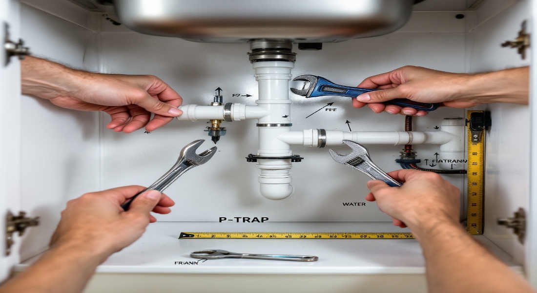 how to fix home plumbing under sink