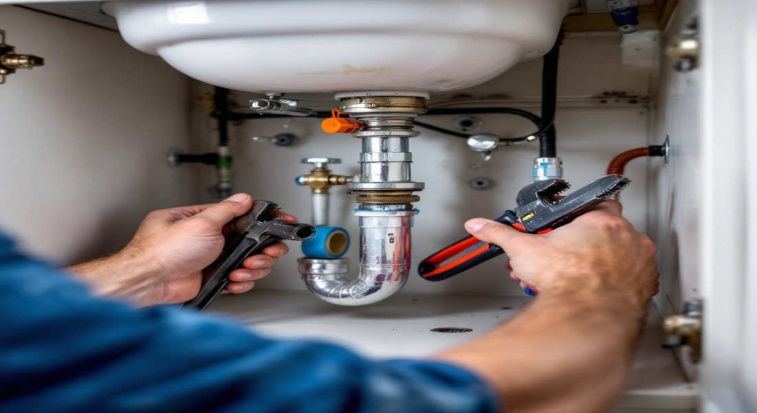 how to fix home plumbing under sink