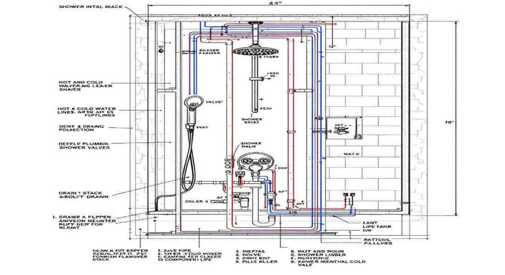 how to install house plumbing for shower