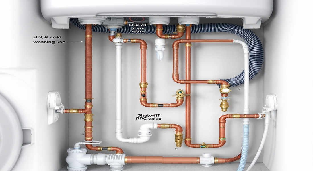 how much does it cost to install plumbing for a home washing machine