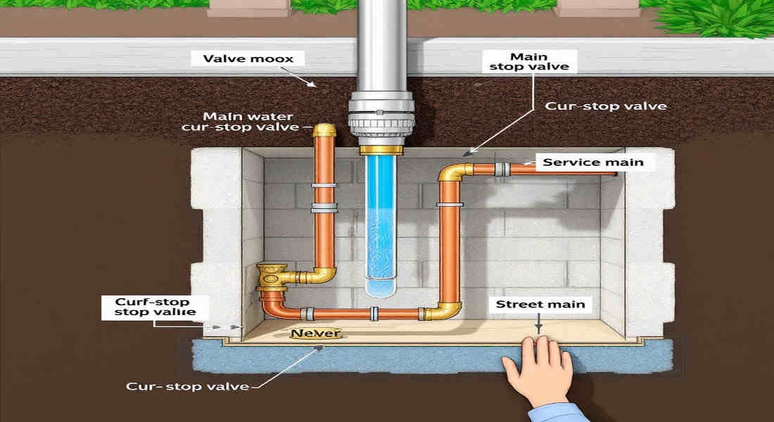 what is a curb stop in house plumbing