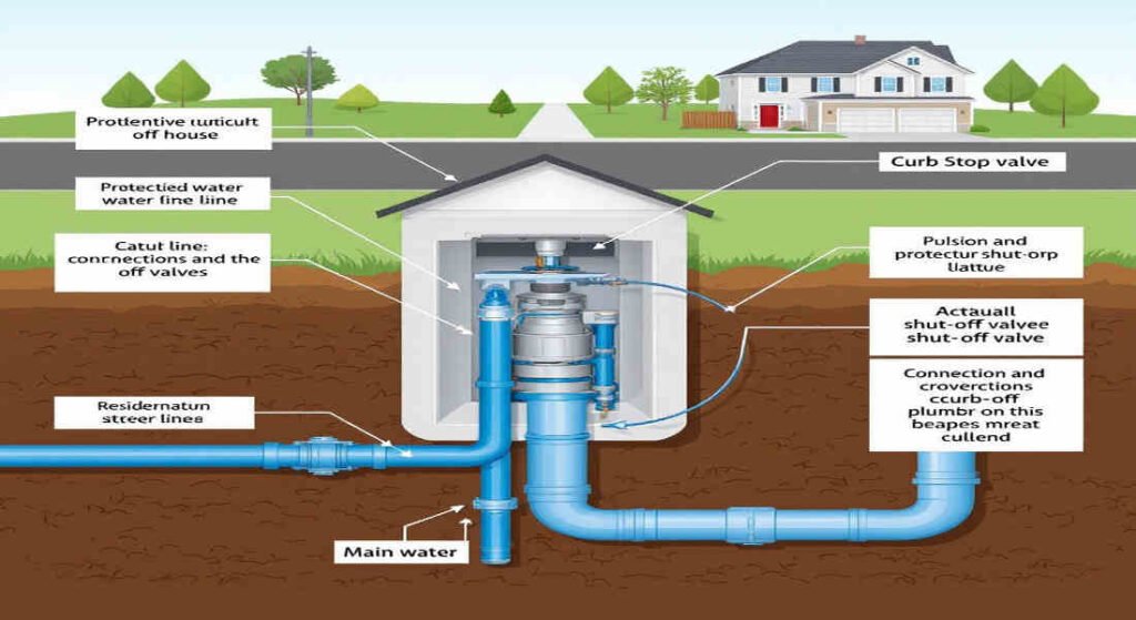 what is a curb stop in house plumbing
