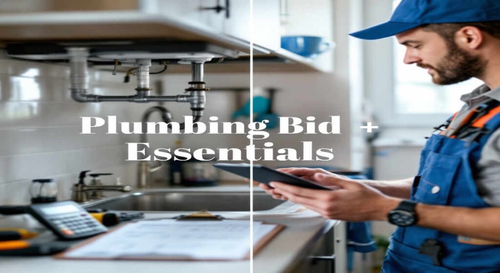 how to bid on home plumbing jobs