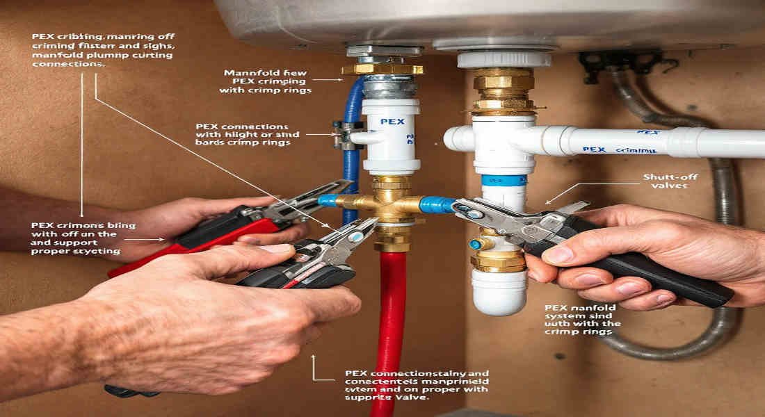 how to use pex home plumbing