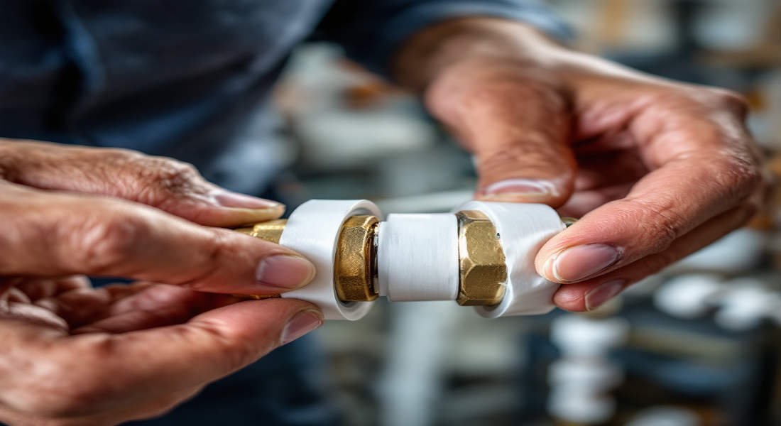 how much house plumbing tape to use