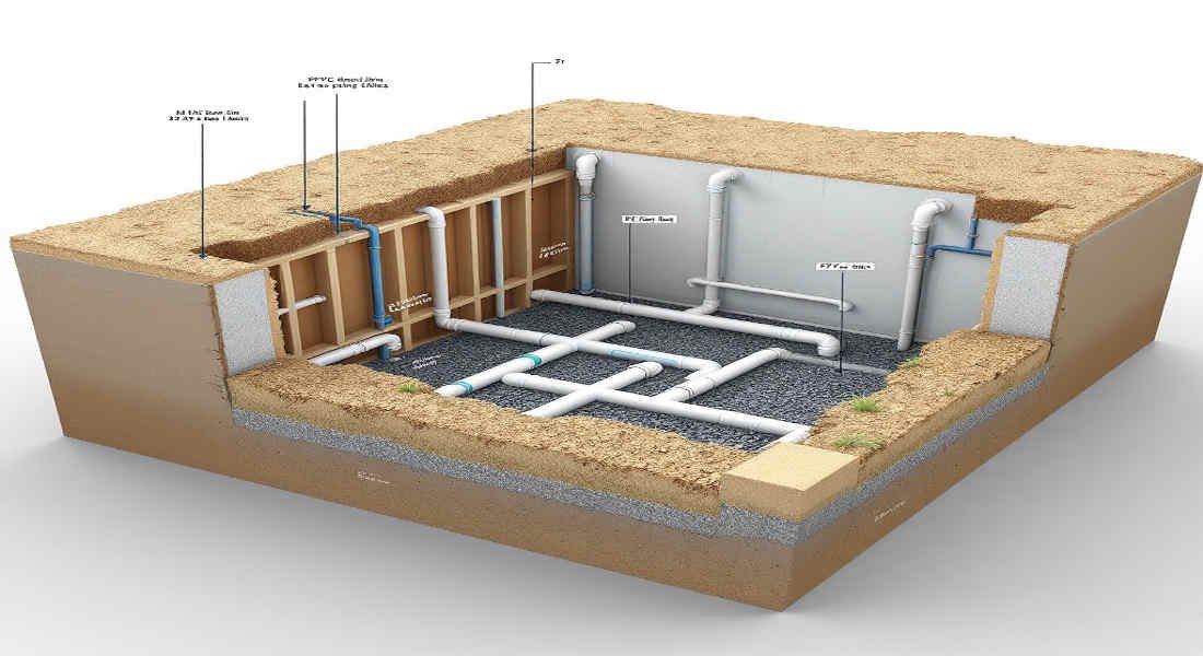 how to rough in home plumbing for slab