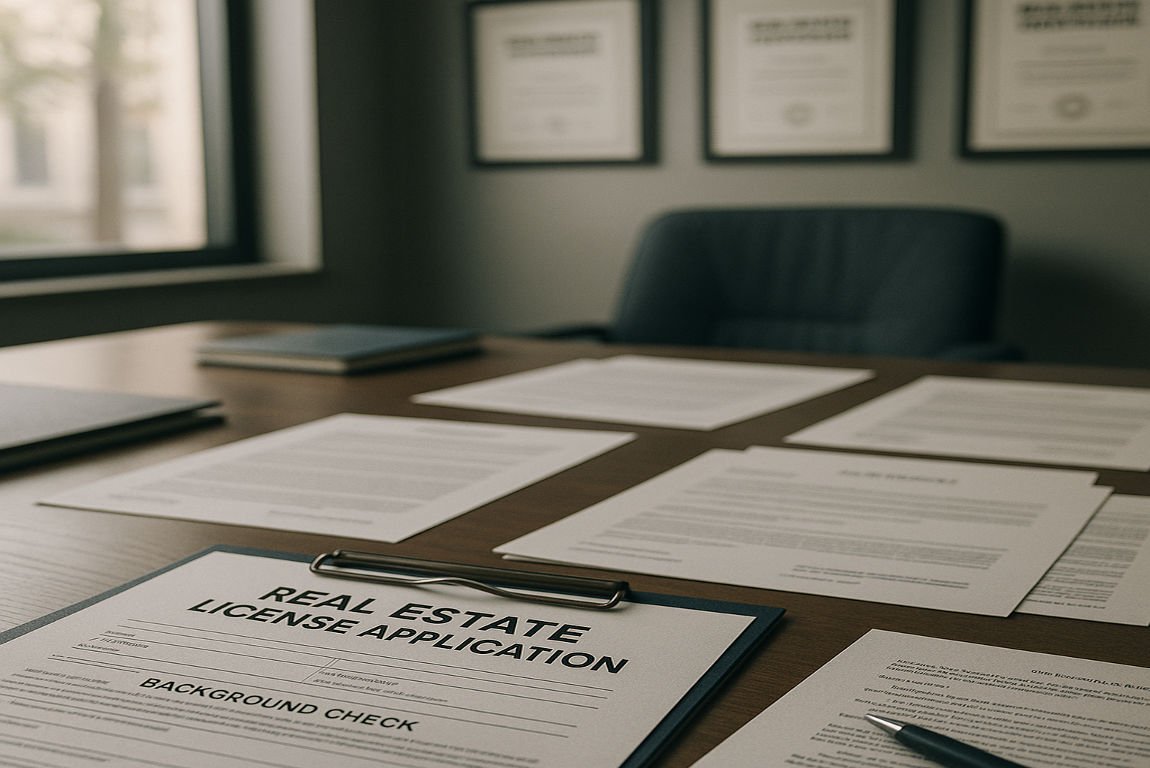 can a felon get a home real estate license