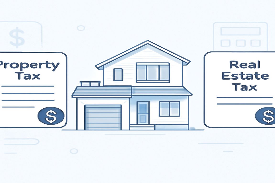 is house property tax the same as real estate tax