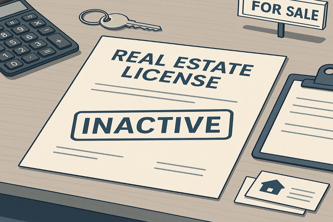 How to pause house real estate license