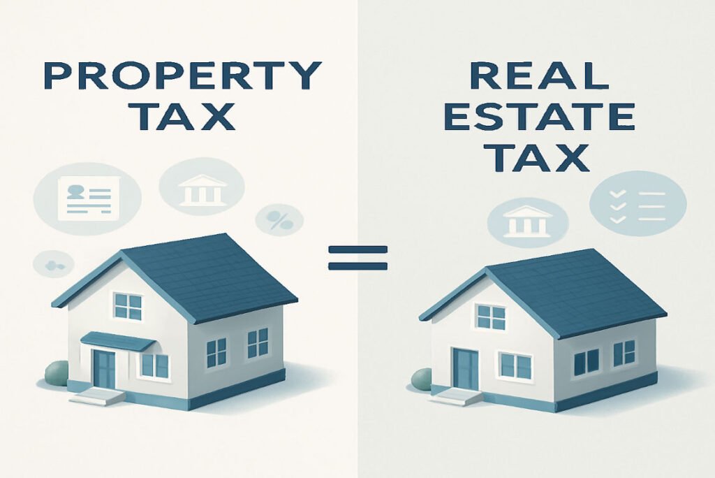 is house property tax the same as real estate tax