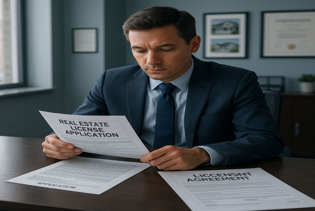 can a felon get a home real estate license