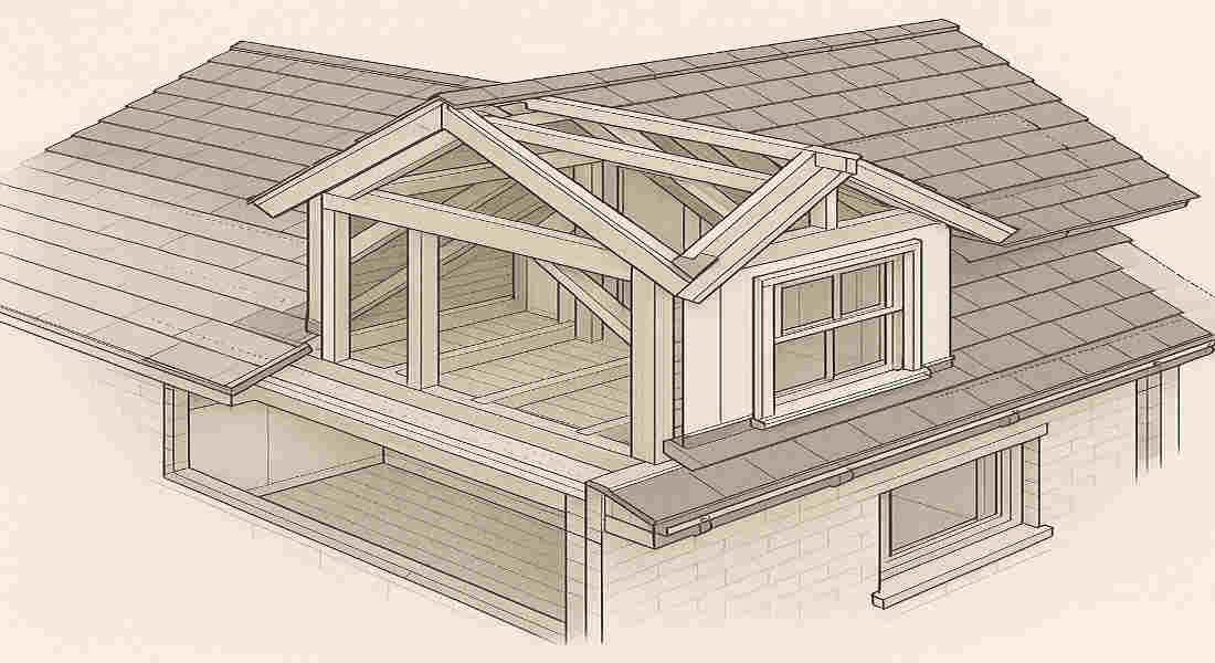 how to add a dormer to a home roof