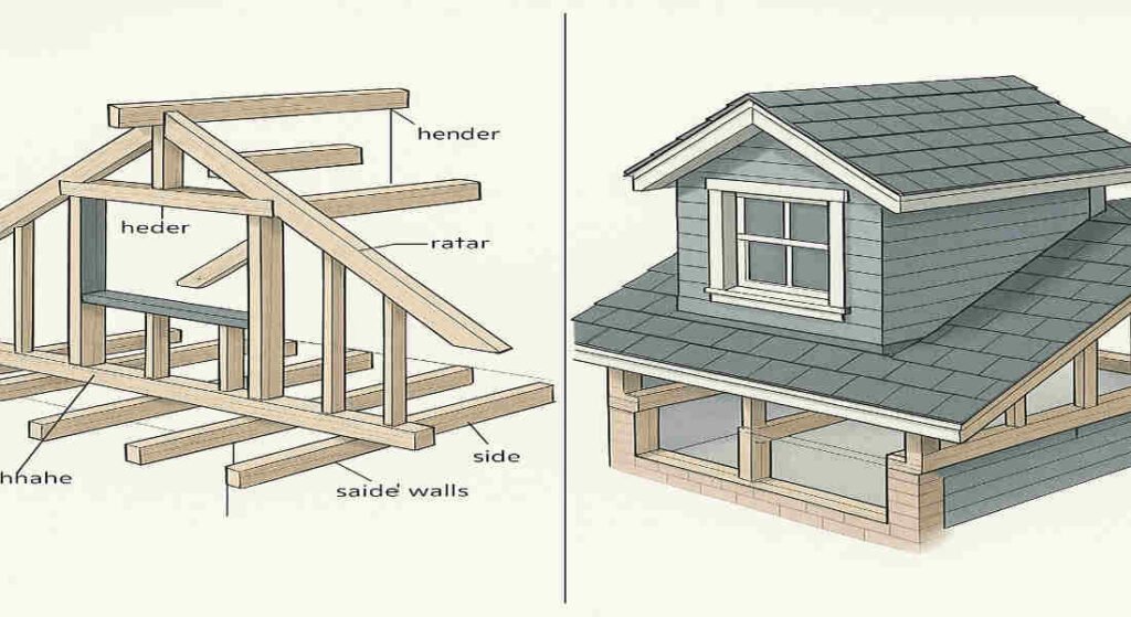 how to add a dormer to a home roof