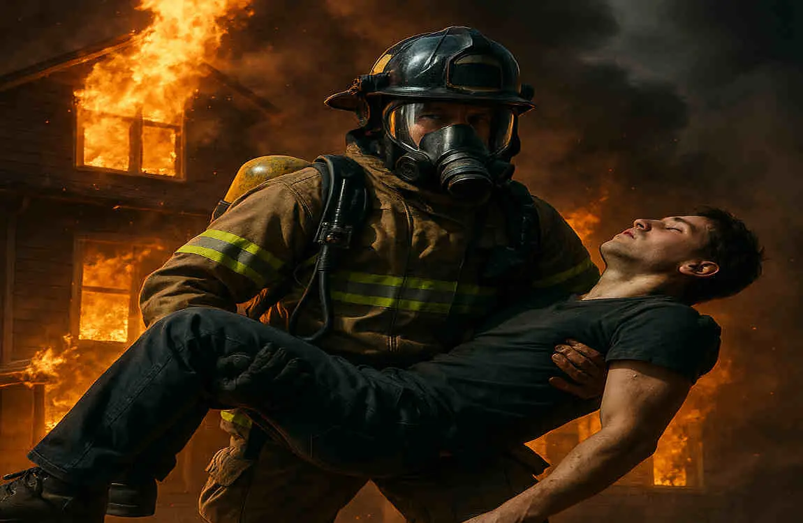 fireman house saved life