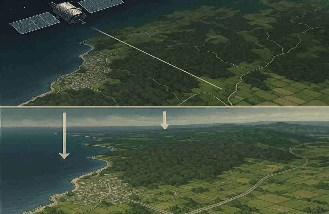 how can i view my house from satellite