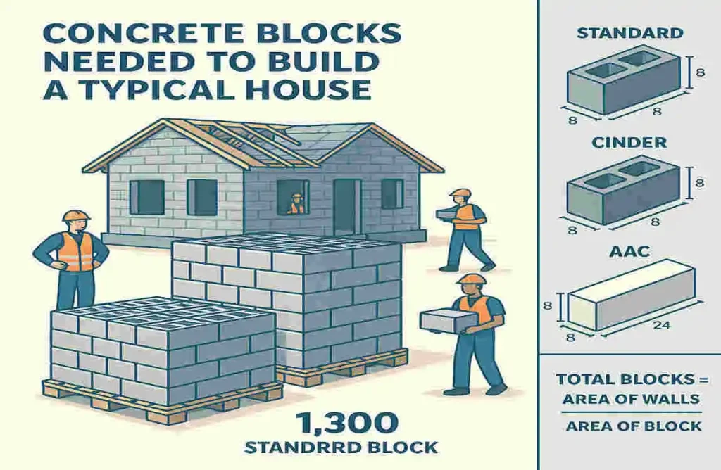 Concrete Blocks Needed to Build a House: Fast Estimate Concrete Blocks Needed to Build a House: Fast Estimate