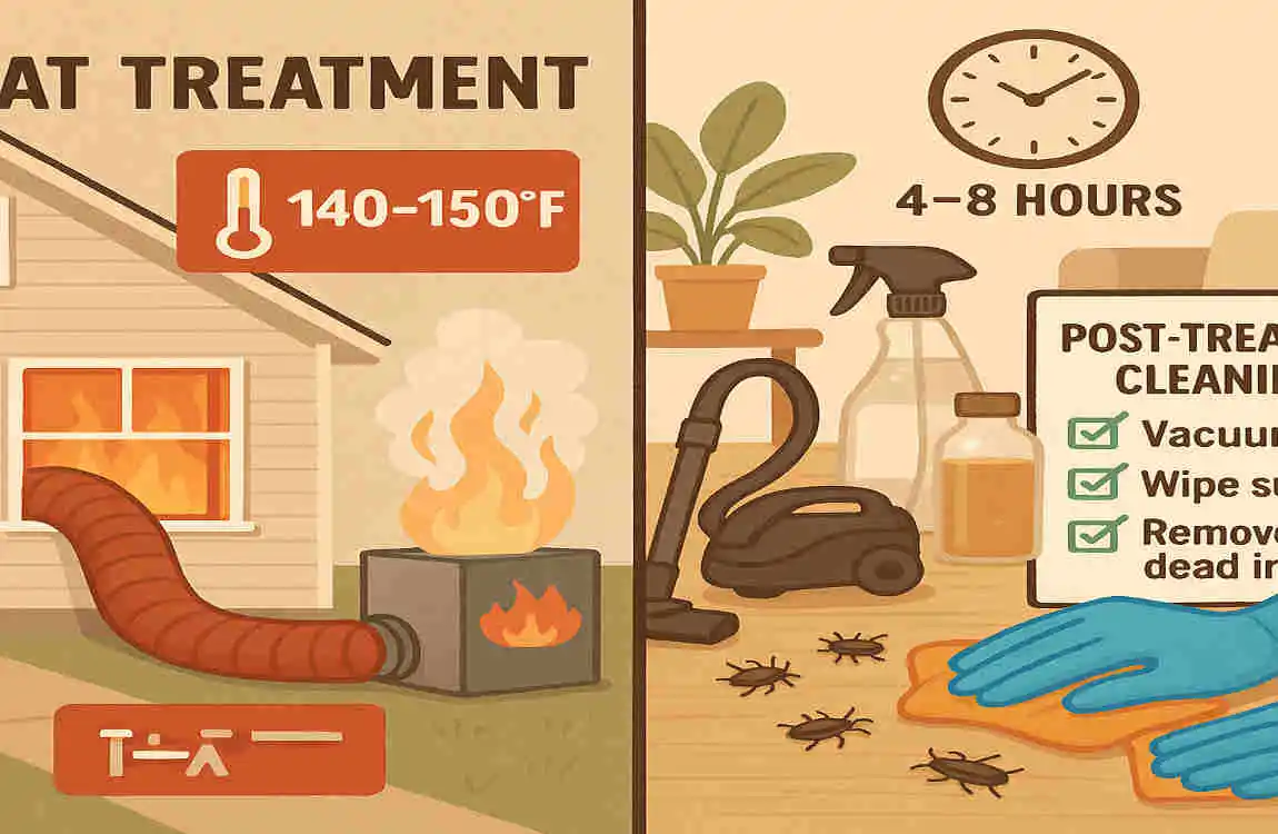 How Long Does Heating for Insect Control Take? Effective Cleaning Tips
