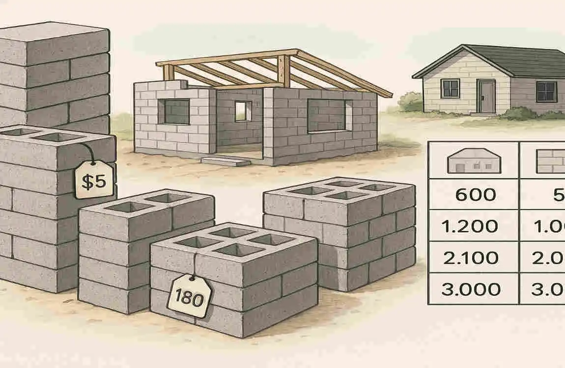 Concrete Blocks Needed to Build a House: Fast Estimate