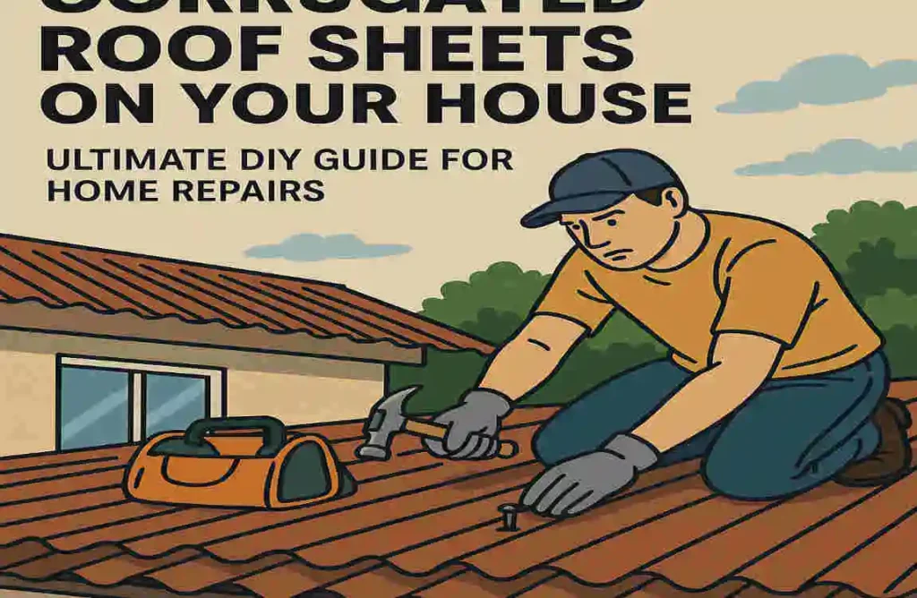 how to fix corrugated roof sheets