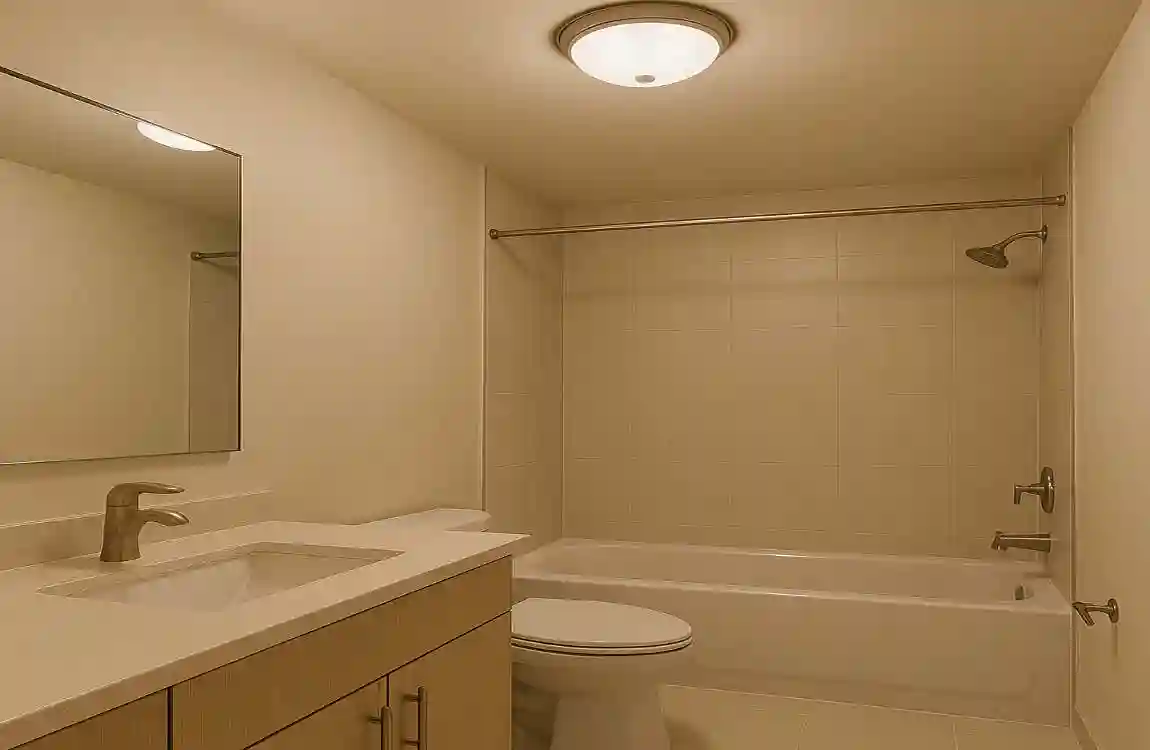 should bathroom ceiling be same color as walls