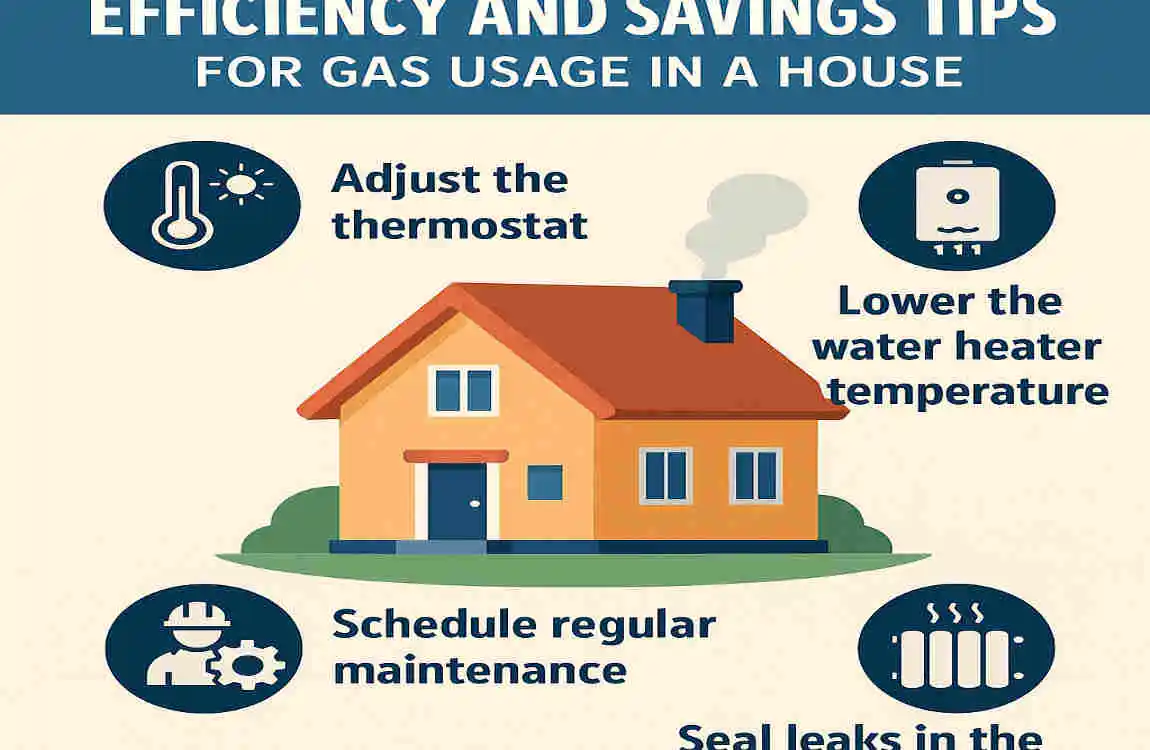 what uses gas in a house