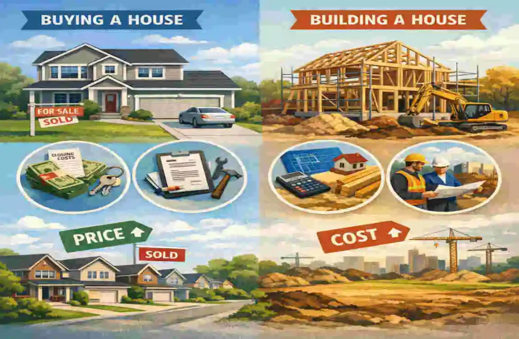 Buying vs Building a House: Which is Smarter? Cost Breakdown & Trends Buying vs Building a House
