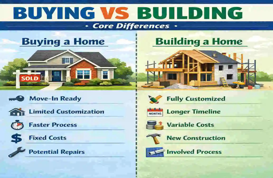 Buying vs Building a House