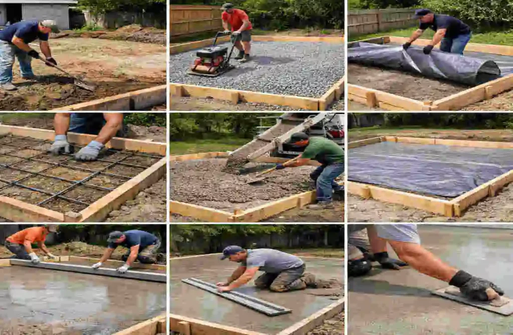 How to Lay a Concrete Base for Your House Garage
