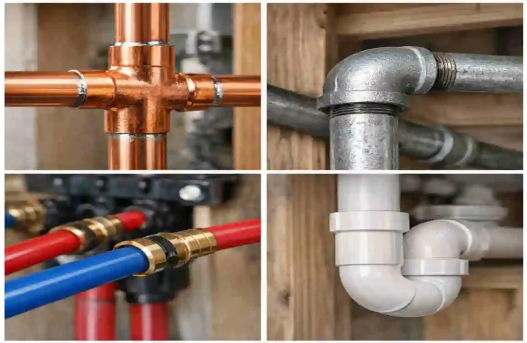 What Metal Is Used for Pipes in Plumbing in a House
