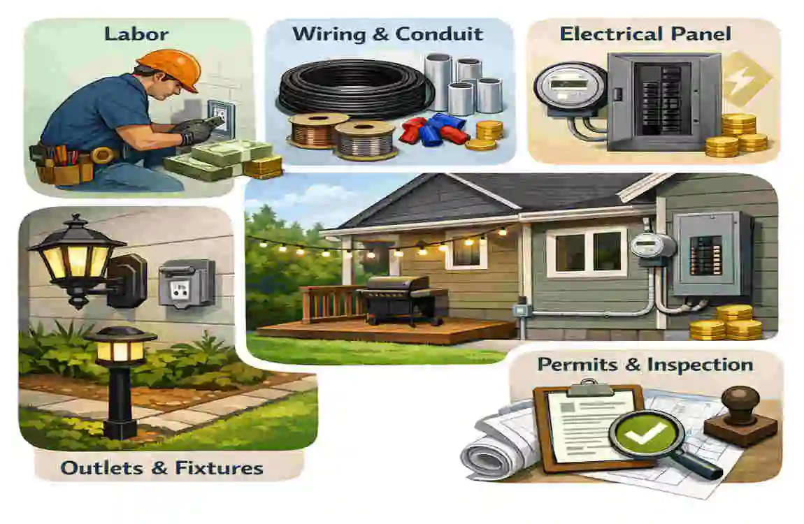 Outdoor House Electrical Wiring