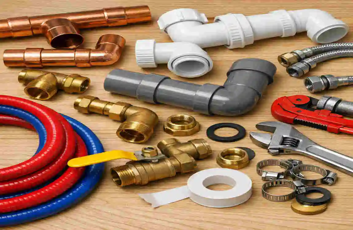 Plumbing Pipes and Fittings for House