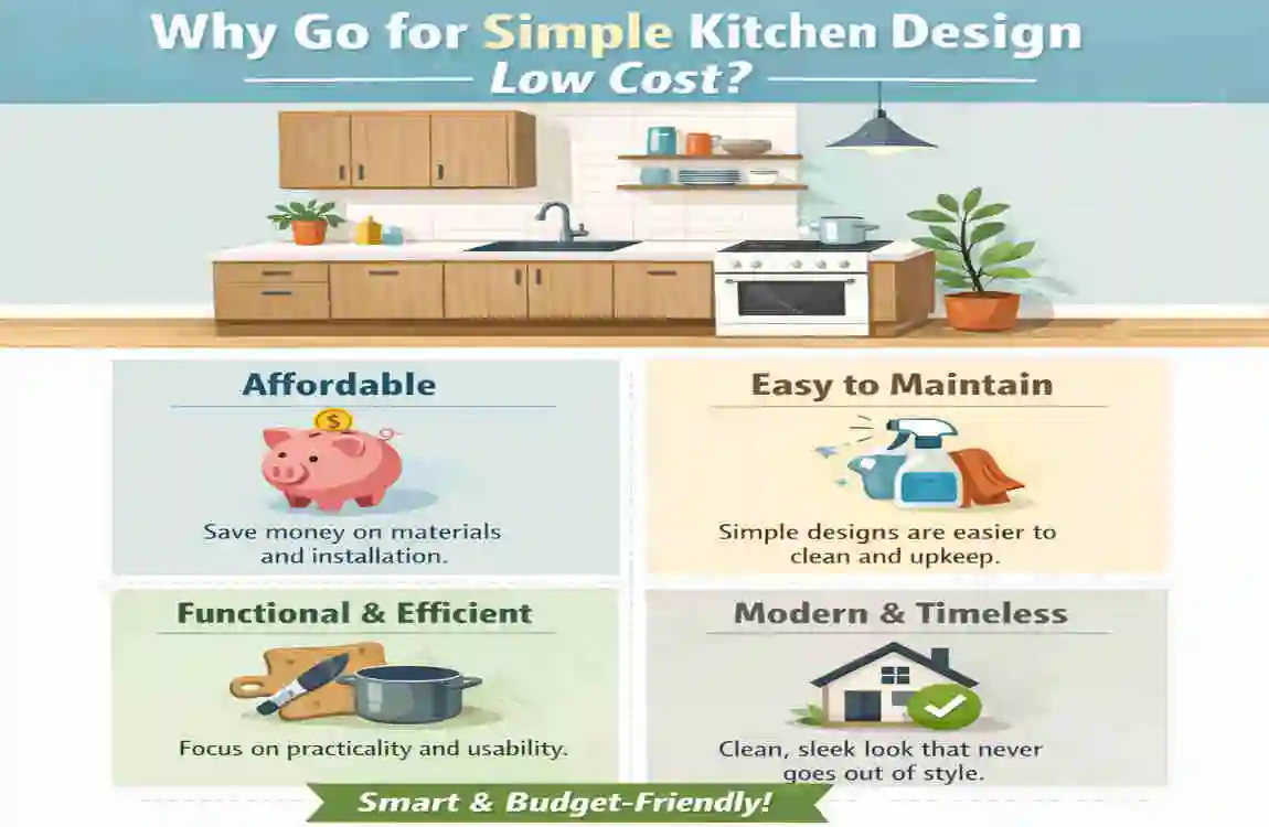 simple kitchen design low cost