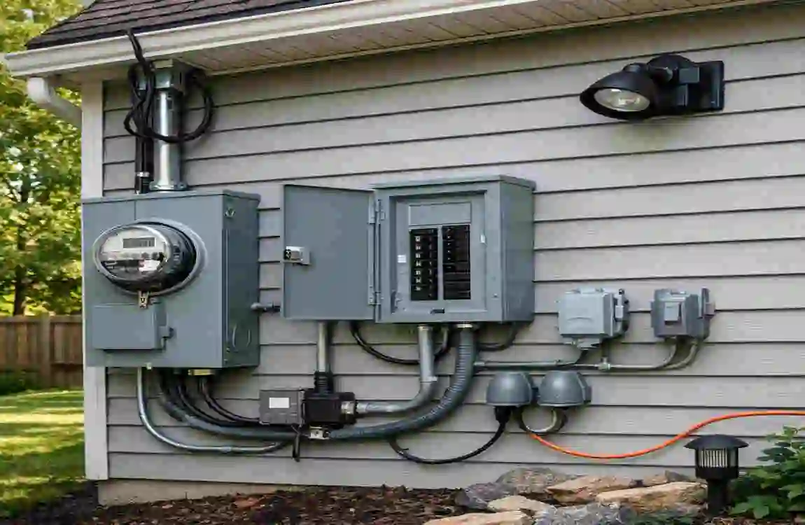 Outdoor House Electrical Wiring