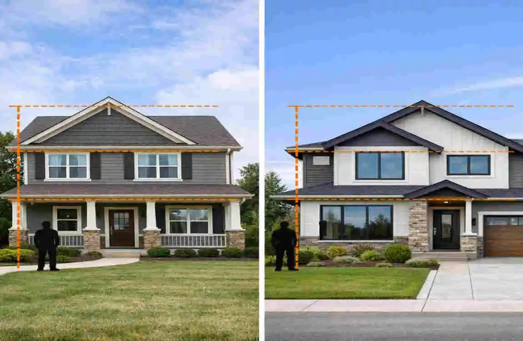 How Tall Are 2-Story Houses? Average Height Guide for Homeowners How Tall Are 2-Story Houses