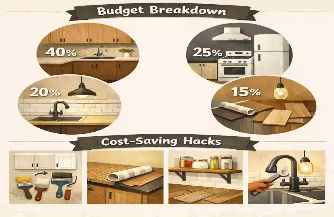 simple kitchen design low cost