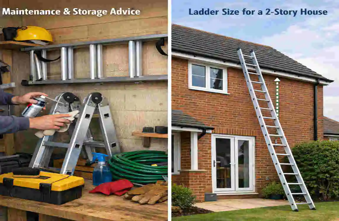 Ladder Tips for 2-Story Homes in the UK