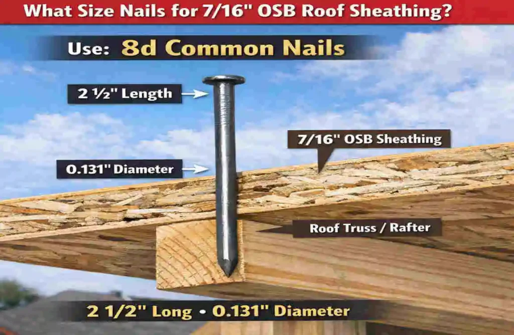 Use for 7/16 OSB Roof Sheathing?