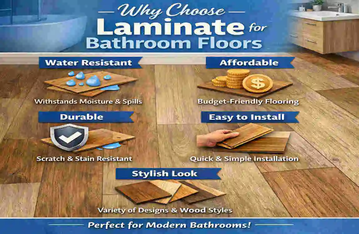 how to install laminate flooring in a bathroom for house