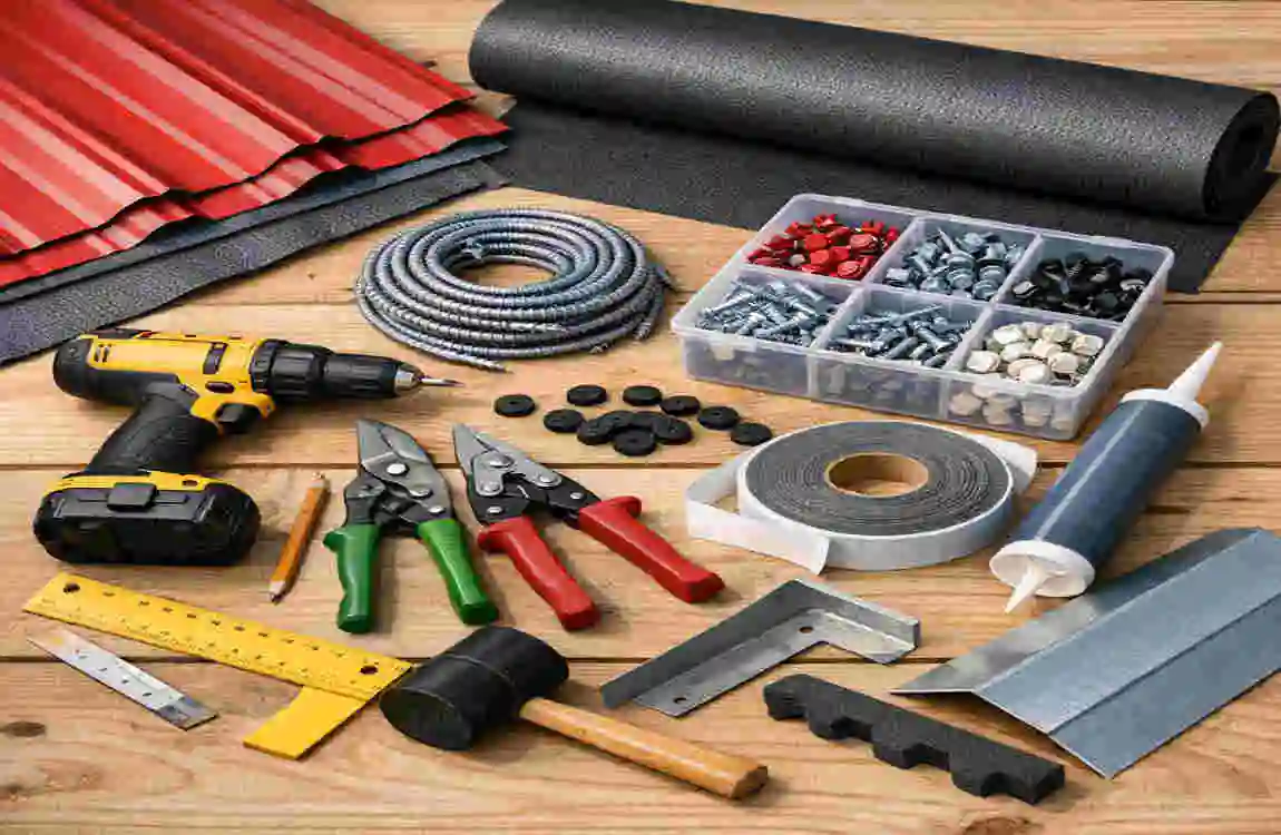 How to Attach Metal Roofing Panels to Your House