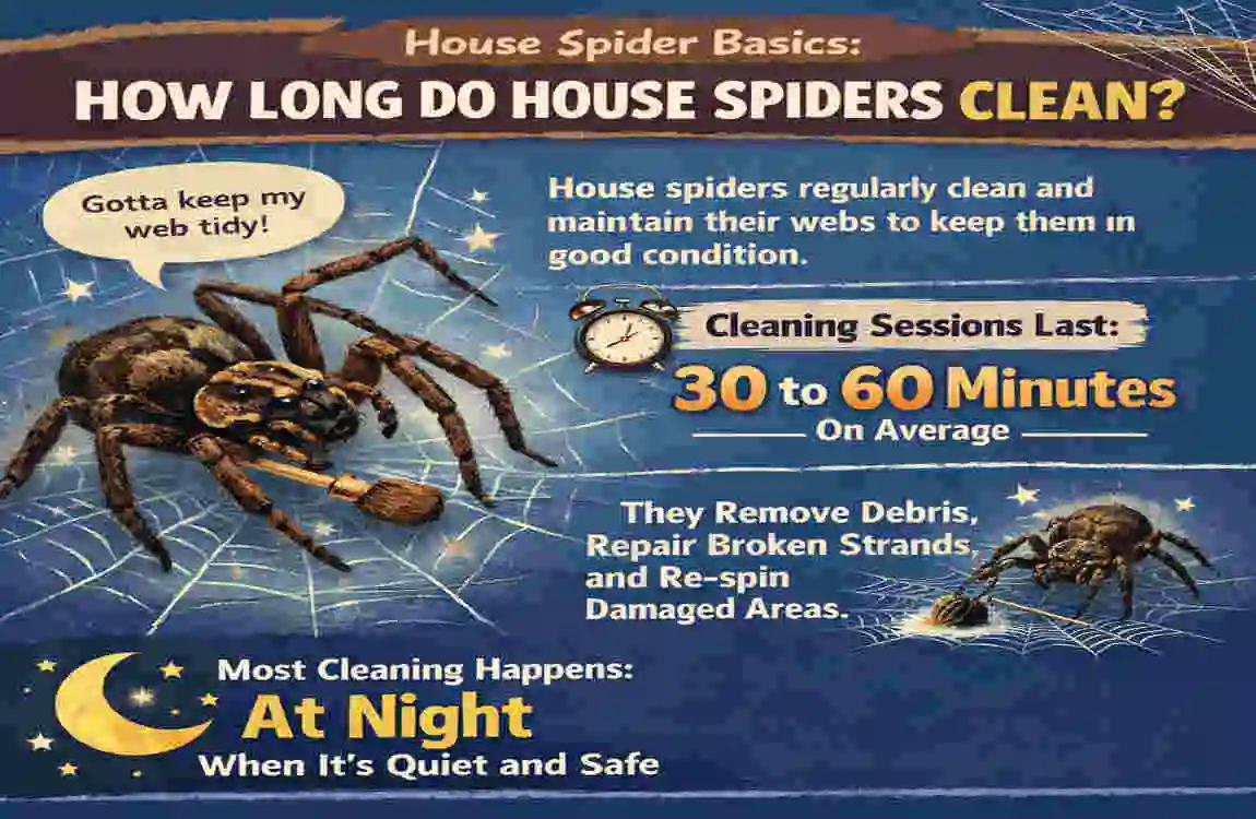 How Long Do House Spiders clean